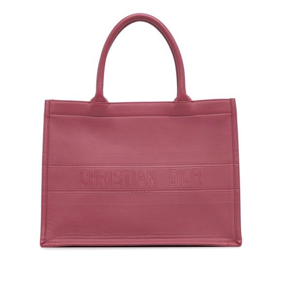 Pre-Loved Dior Medium Embossed Book Tote - Picture 1 of 10